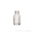 1oz Square Glass Bottle